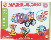 Магнитный конструктор Mag Building, 36 деталей, GB-W36