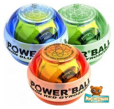 Кистевой тренажер POWERBALL 250HZ Neon Blue - интернет-магазин игрушек Minsktoys.by