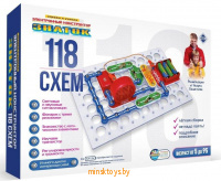 Конструктор электронный - ЗНАТОК 118 схем, ZP-70820