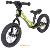 Беговел с надувными колёсами Mangust чёрный, Tech Team 364084 - Minsktoys.by