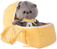 Игрушка мягкая - Кот Басик BABY в люльке 20 см, Budi Basa BB-002 Игрушка мягкая - Кот Басик BABY в люльке 20 см, Budi Basa BB-002