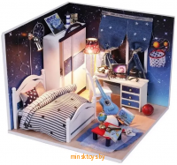 Конструктор интерьерный Румбокс - Звёздное небо, 96 эл, подсветка, HOBBY DAY M008