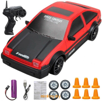 Машинка на радиоуправлении Toyota AE86, Дрифт 4WD SC24A01-1 Машинка на радиоуправлении Toyota AE86, Дрифт 4WD SC24A01-1