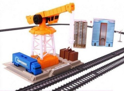 Детская игрушечная железная дорога Power Train c подъемным краном 2082 - интернет-магазин игрушек Minsktoys.by Детская игрушечная железная дорога Power Train c подъемным краном 2082 - интернет-магазин игрушек Minsktoys.by