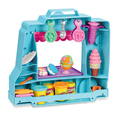 Грузовичок с мороженным Play-doh - игровой набор пластилина, Hasbro F13905L00 - интернет-магазин игрушек Minsktoys.by Грузовичок с мороженным Play-doh - игровой набор пластилина, Hasbro F13905L00 - интернет-магазин игрушек Minsktoys.by