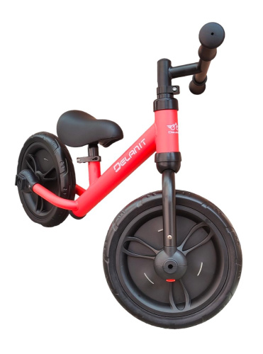 Беговел - велосипед для детей трансформер 2 в 1, Delanit TF-01red