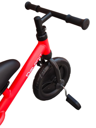 Беговел - велосипед для детей трансформер 2 в 1, Delanit TF-01red